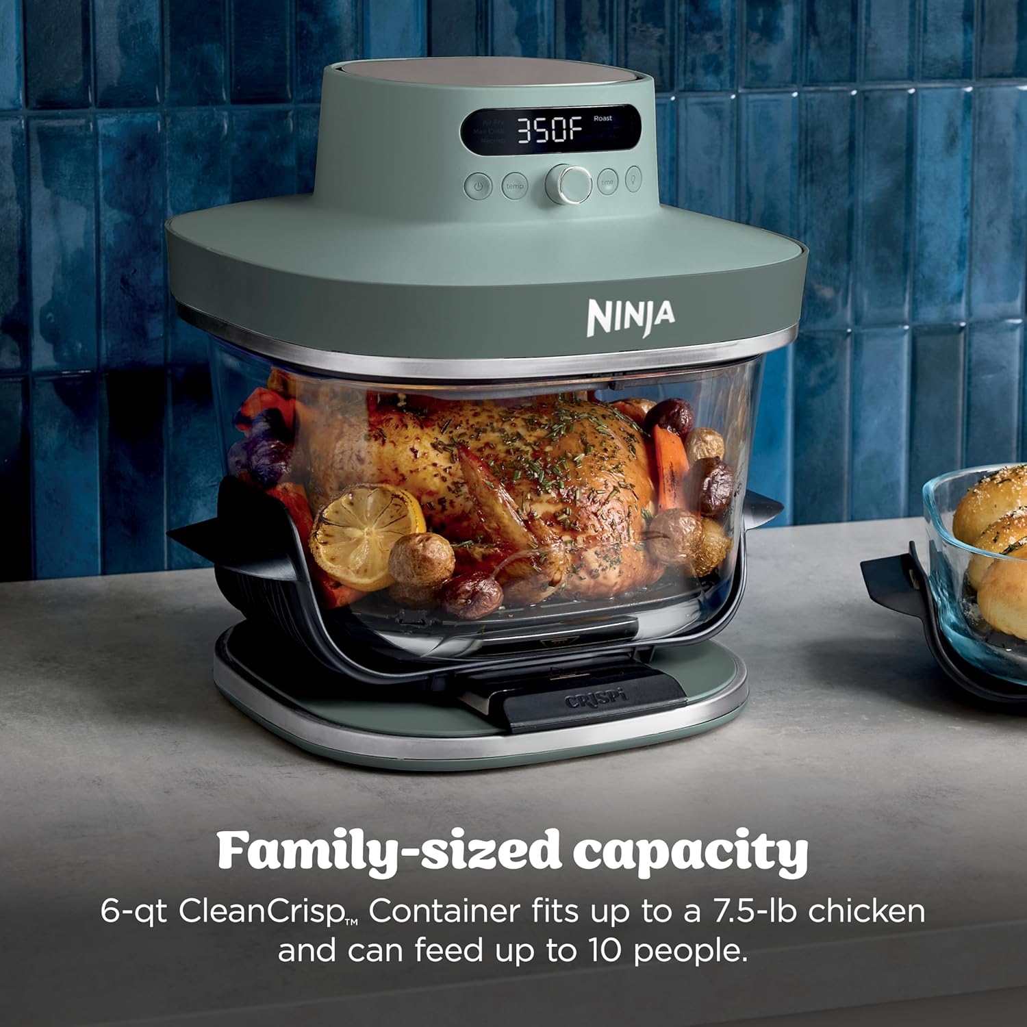 Late Summer Kit: Ninja Crispi 4-in-1 + Ninja StaySharp 14-Piece Knife Block