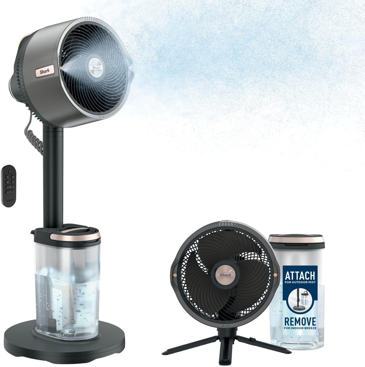 Shark FlexBreeze Pro Mist Cordless Fan for Indoor & Outdoor Use + Gift 🎁